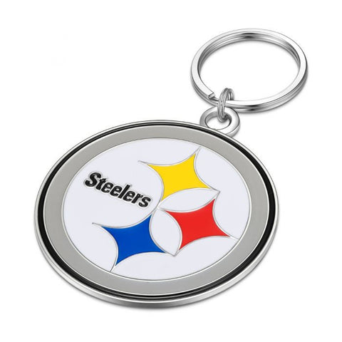 Pittsburgh Steelers Large Primary Team Logo Key Chain