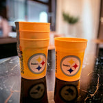Pittsburgh Steelers 4 pack 25 oz Plastic Tumblers