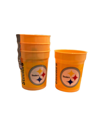 Pittsburgh Steelers 4 pack 25 oz Plastic Tumblers
