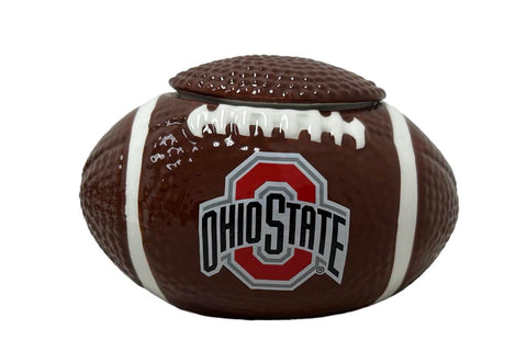 Ohio State Buckeyes Ceramic Football Candle