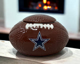 Dallas Cowboys Ceramic Football Candle