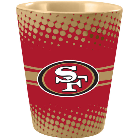 San Francisco 49ers Full Wrap Collectible Glass