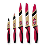 San Francisco 49ers 5-Piece Kitchen Knife Set