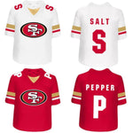San Francisco 49ers Gameday Ceramic Salt & Pepper Shakers