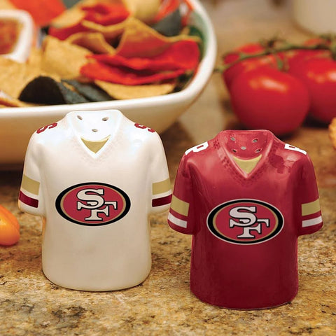 San Francisco 49ers Gameday Ceramic Salt & Pepper Shakers