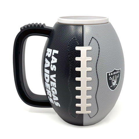 Las Vegas Raiders 24 oz. Football Shaped Beverage Mug