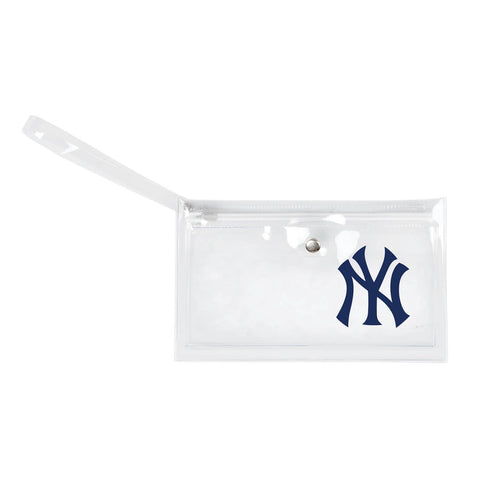 New York Yankees Clear Ticket Wristlet