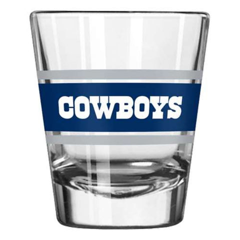 Dallas Cowboys 2 oz. Stripe Shot Glass