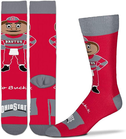 Ohio State Buckeyes Mascot Socks