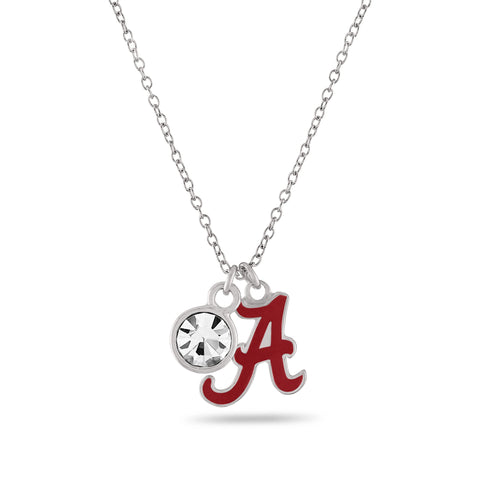 Alabama Crimson Tide A Charm Necklace