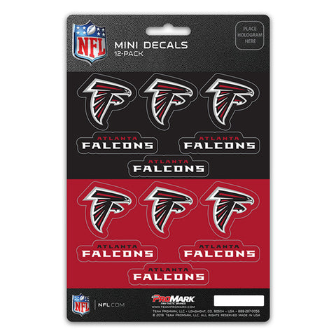 Atlanta Falcons Mini 12 Pack Decals Set