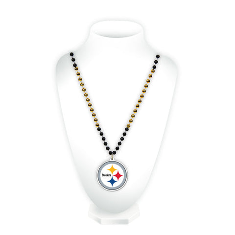 Pittsburgh Steelers Sport Beads With Medallion