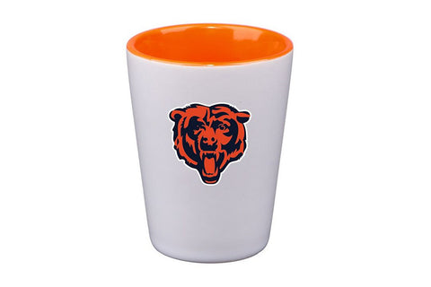 Chicago Bears 2oz. Inner Color Ceramic Shot Glass