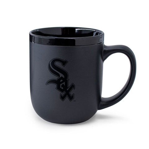 Chicago White Sox Black Matte Ceramic Mug 17 oz