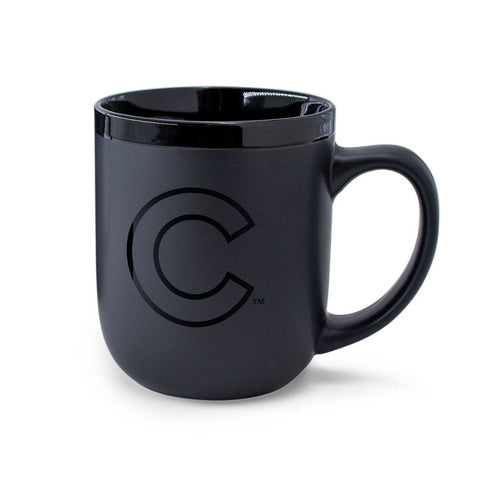 Chicago Cubs Black Matte Ceramic Mug 17 oz.