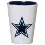 Dallas Cowboys 2 oz. Inner Color Ceramic Shot Glass