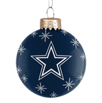 Dallas Cowboys Glass Ball Ornament