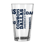 Dallas Cowboys 16oz Spirit Pint Glass