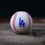 Los Angeles Dodgers Half Baseball Bottle Opener