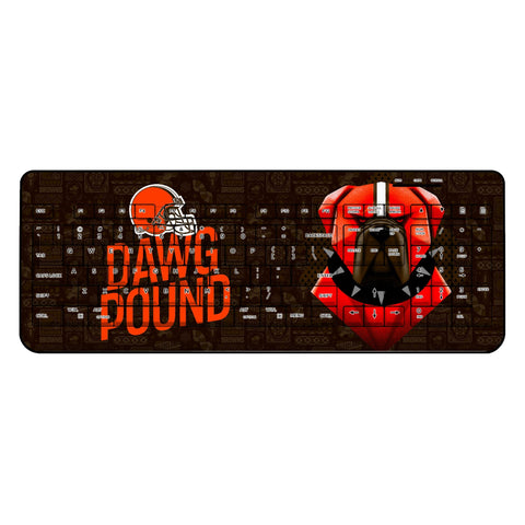 Cleveland Browns 2024 Illustrated Limited Edition Wireless USB Keyboard-0