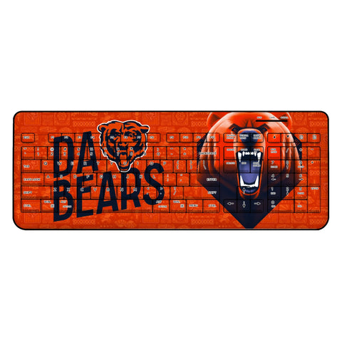 Chicago Bears 2024 Illustrated Limited Edition Wireless USB Keyboard-0