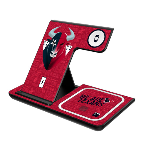 Houston Texans 2024 Illustrated Limited Edition 3 in 1 Charging Station-0