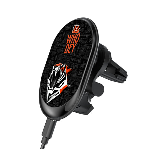 Cincinnati Bengals 2024 Illustrated Limited Edition Wireless Car Charger-0