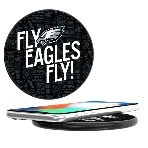 Philadelphia Eagles 2024 Illustrated Limited Edition 15-Watt Wireless Charger-0