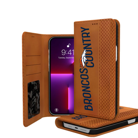 Denver Broncos 2024 Illustrated Limited Edition Folio Phone Case-0
