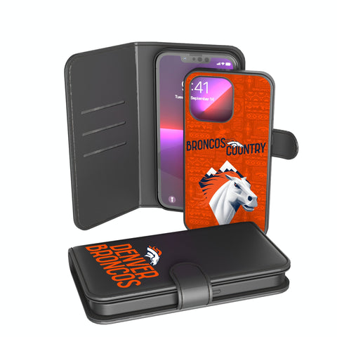 Denver Broncos 2024 Illustrated Limited Edition Wallet Phone Case-0