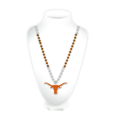 Texas Longhorns Sport Beads With Medallion