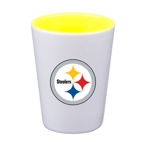 Pittsburgh Steelers 2oz Inner Color Ceramic Shot