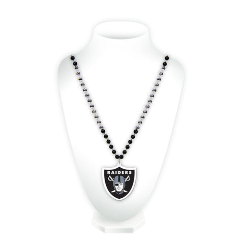 Las Vegas Raiders Sport Beads With Medallion