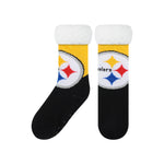 Pittsburgh Steelers Women's Footy Slipper Socks