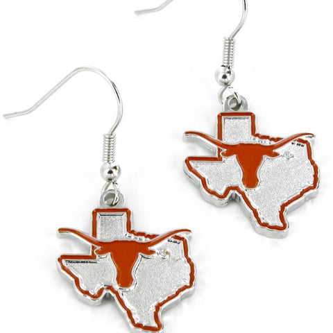 Texas Longhorns State Design Earrings
