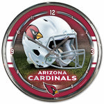 Arizona Cardinals Chrome Clock