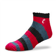 Cincinnati Bearcats Women's Rainbow II Soft Fuzzy Socks