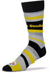 Pittsburgh Steelers Mountain Stripe Socks