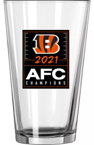 Cincinnati Bengals 2021 AFC Champions Pint Glass