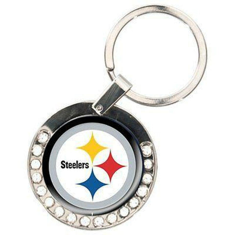 Pittsburgh Steelers Rhinestone Keychain