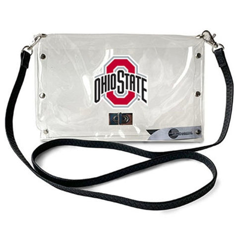 Ohio State Buckeyes Clear Envelope Purse