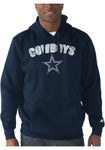 Dallas Cowboys Men's Navy Arch Name Long Sleeve Hoodie