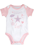 Dallas Cowboys Infant Girls Pink Spreading Love Set Top and Bottom