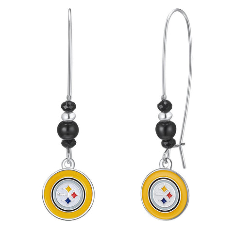 Pittsburgh Steelers Kidney Wire Hook Earrings
