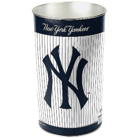 New York Yankees Pin Striped Waste Basket