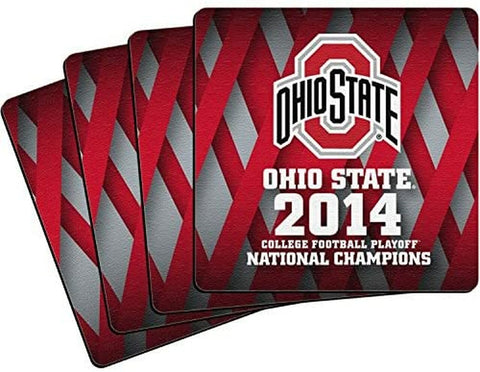 Ohio State Buckeyes National Champion Coasters (4 Pack)
