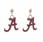 Alabama Crystal Logo Earrings
