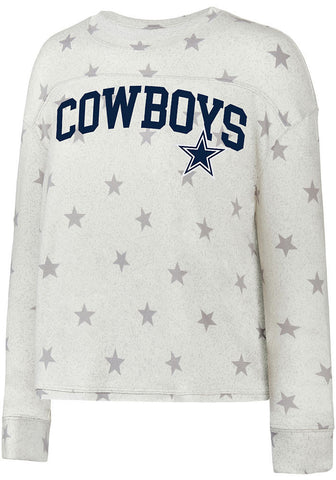 Dallas Cowboys Women's Agenda Crew Long Sleeve T-Shirt