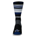 Dallas Cowboys Black Rave Socks