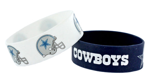 Dallas Cowboys 2-Pack Wide Bracelets